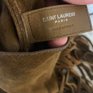 YSL Anita suede bag